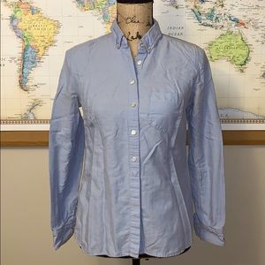 GAP Blue Long Sleeve Button Down